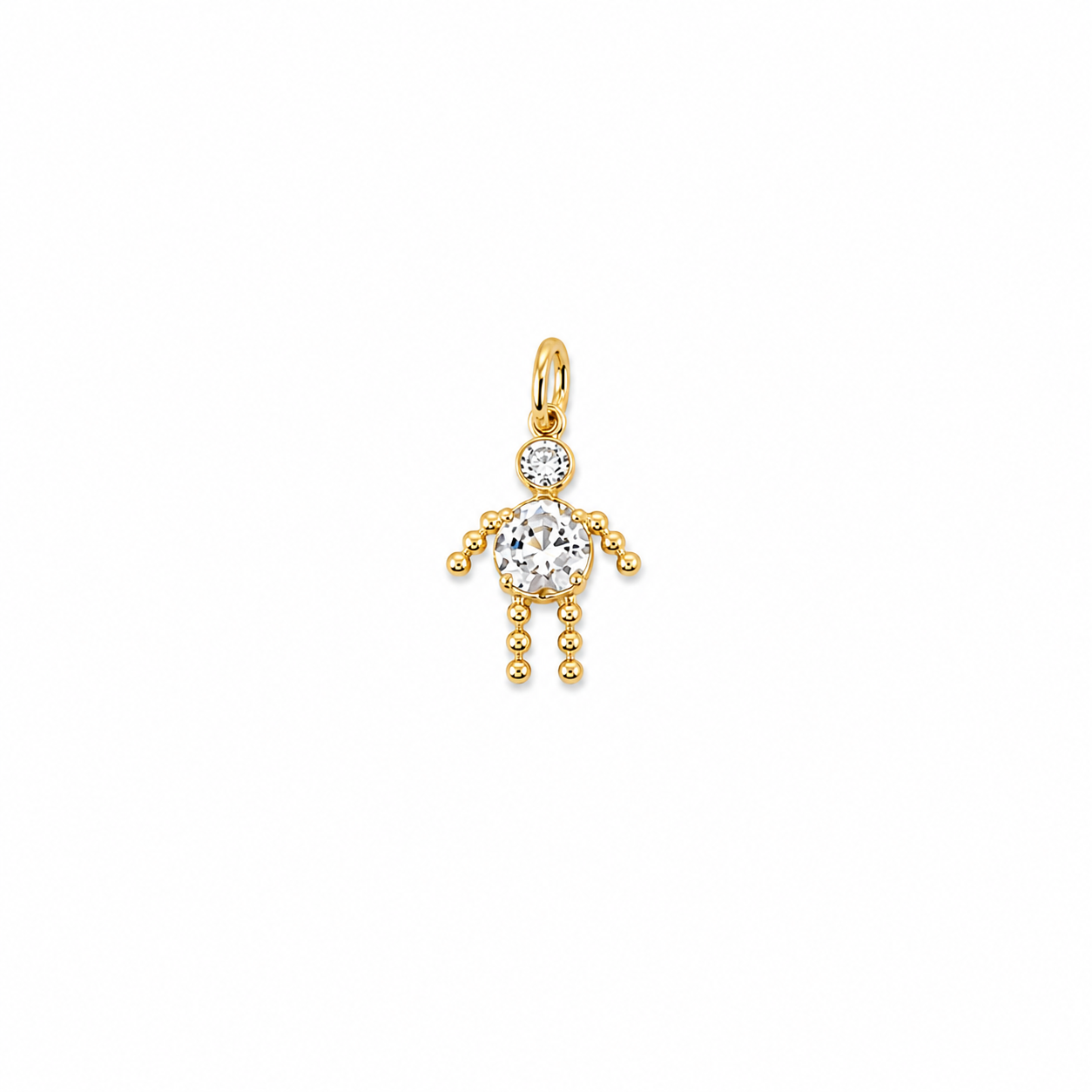 PINGENTE FILHO CRISTAL BOLINHAS