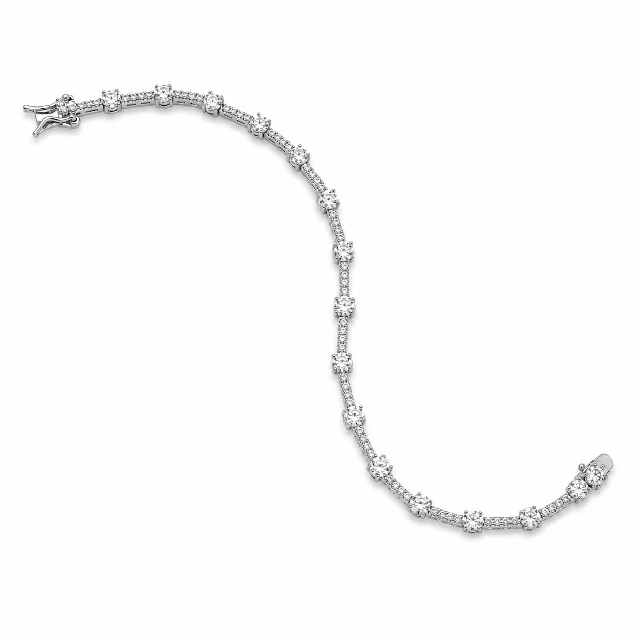 PULSEIRA RIVIERA MINI REDONDO CRISTAL / CRAVEJADO