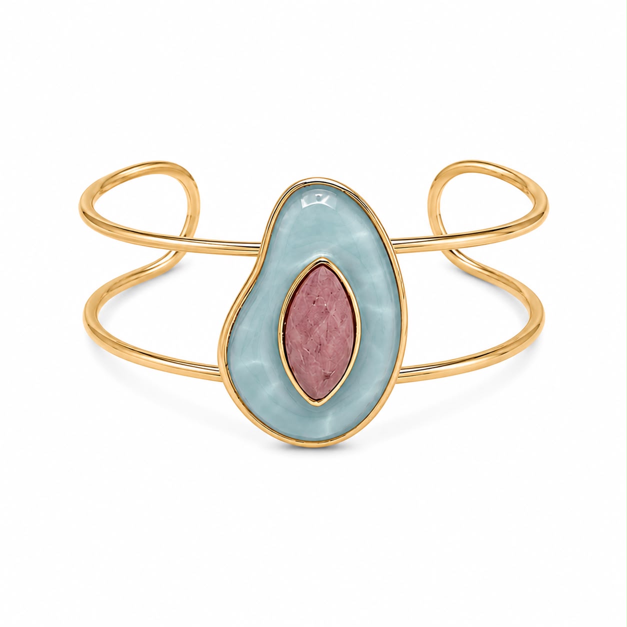 Bracelete Lia Orgânico Rose Acqua