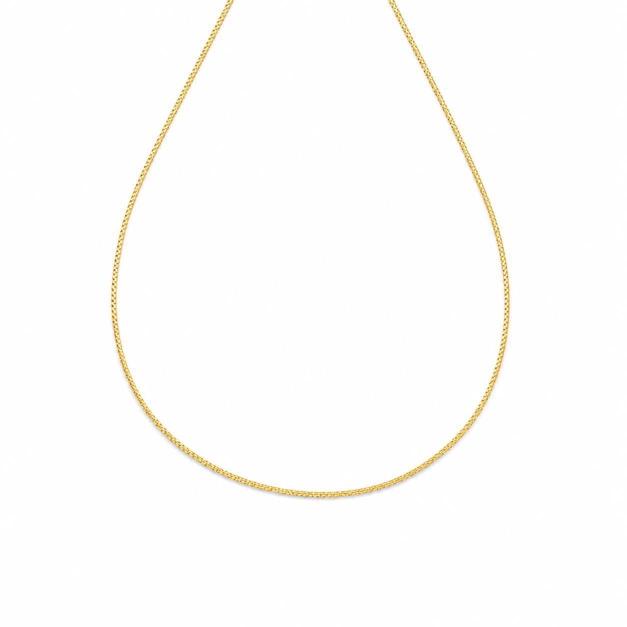 Colar Malha Italiana Diamantada