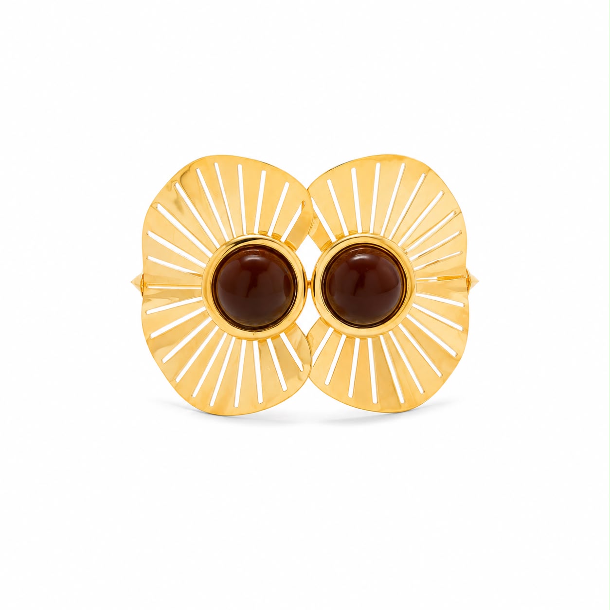 Bracelete Leque Malu Marrom