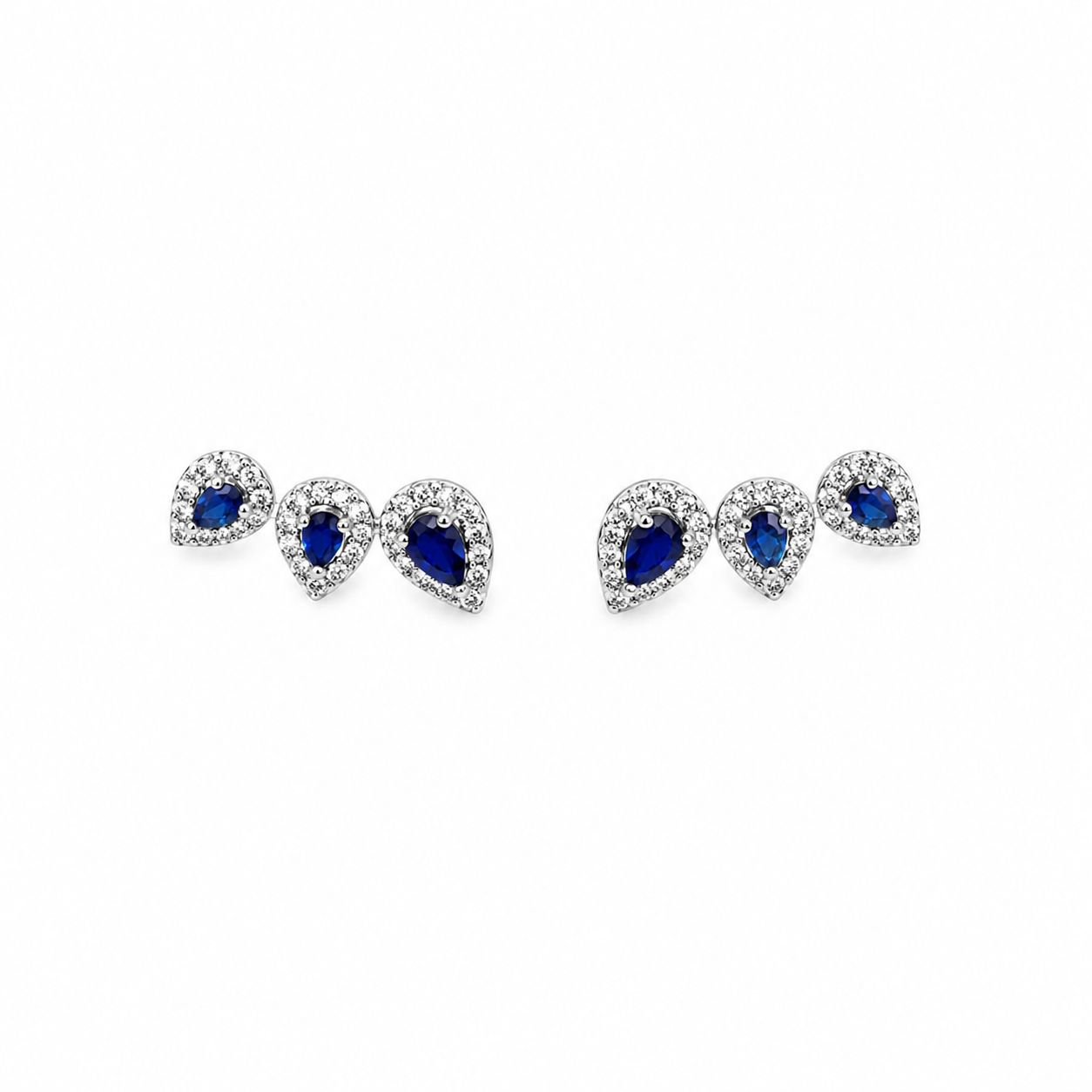 Earcuff Mini Gotinhas Safira