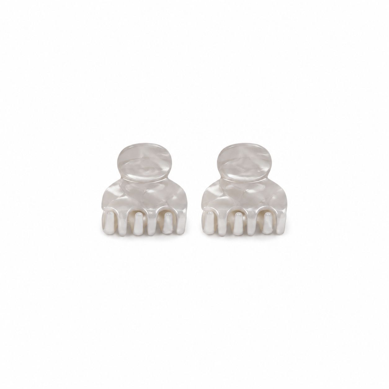 PRESILHA DUPLA MINI ACETATO PEROLADA