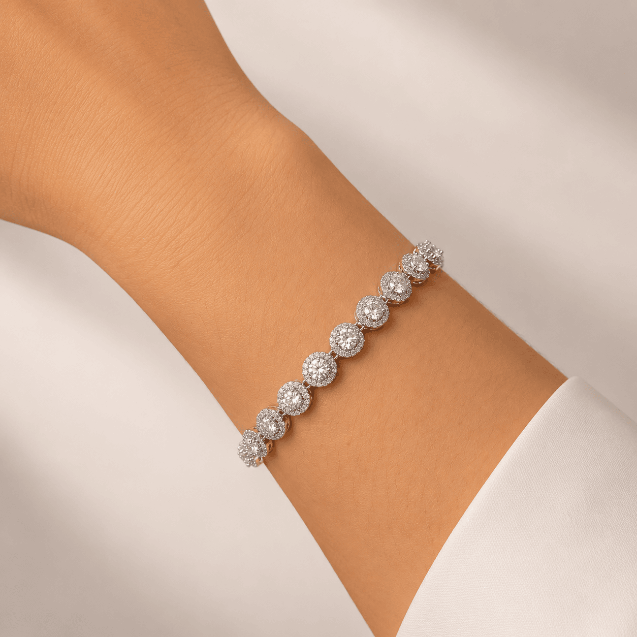 PULSEIRA RIVIERA CRISTAL BOLINHAS