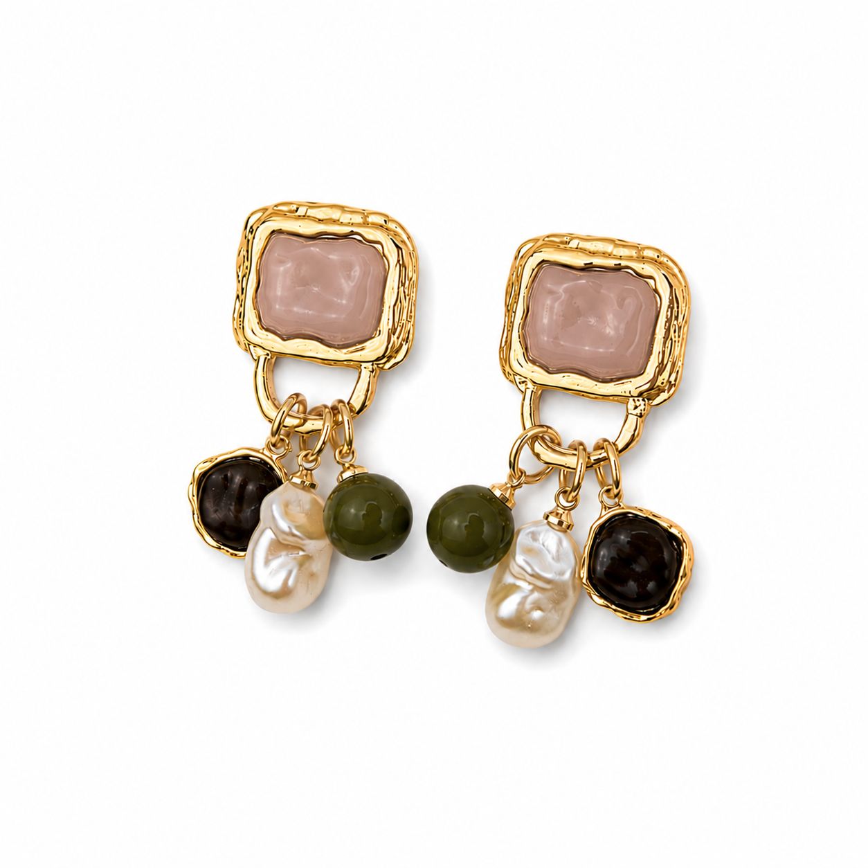 BRINCO CECILIA CHUVEIRINHO ROSE / OLIVA