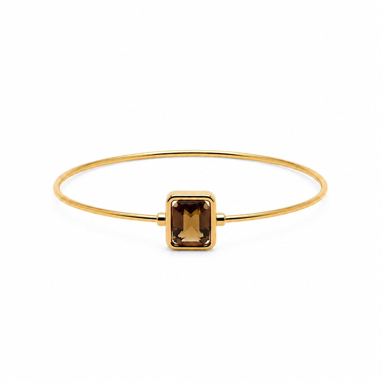 BRACELETE ENCAIXE CITRINO CONHAQUE