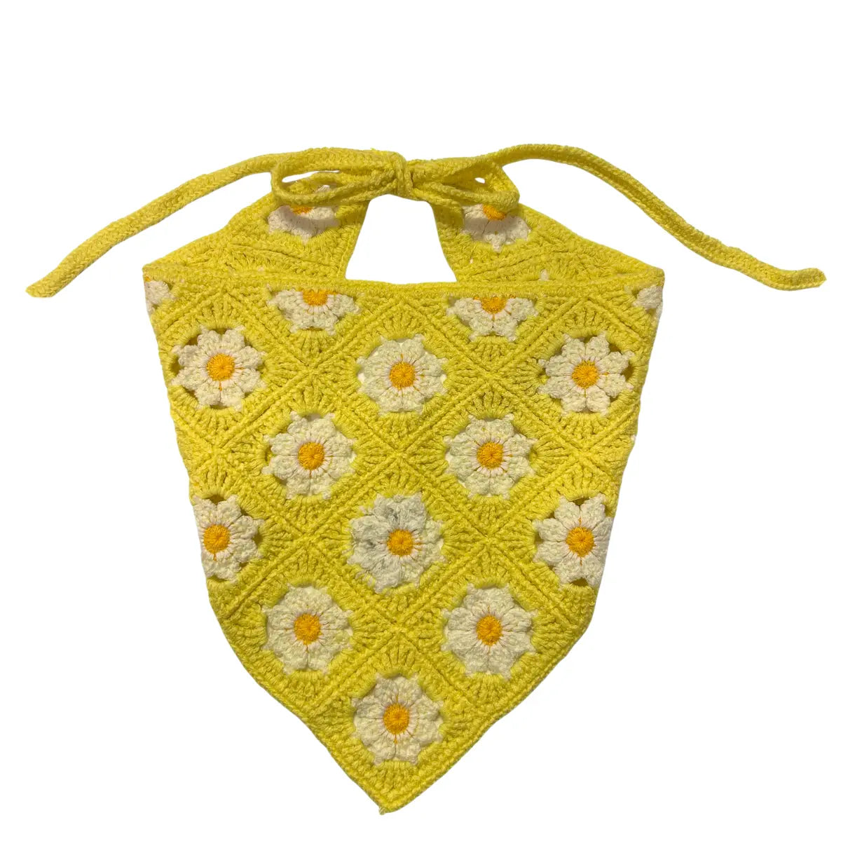 LENCO CROCHE AMARELO