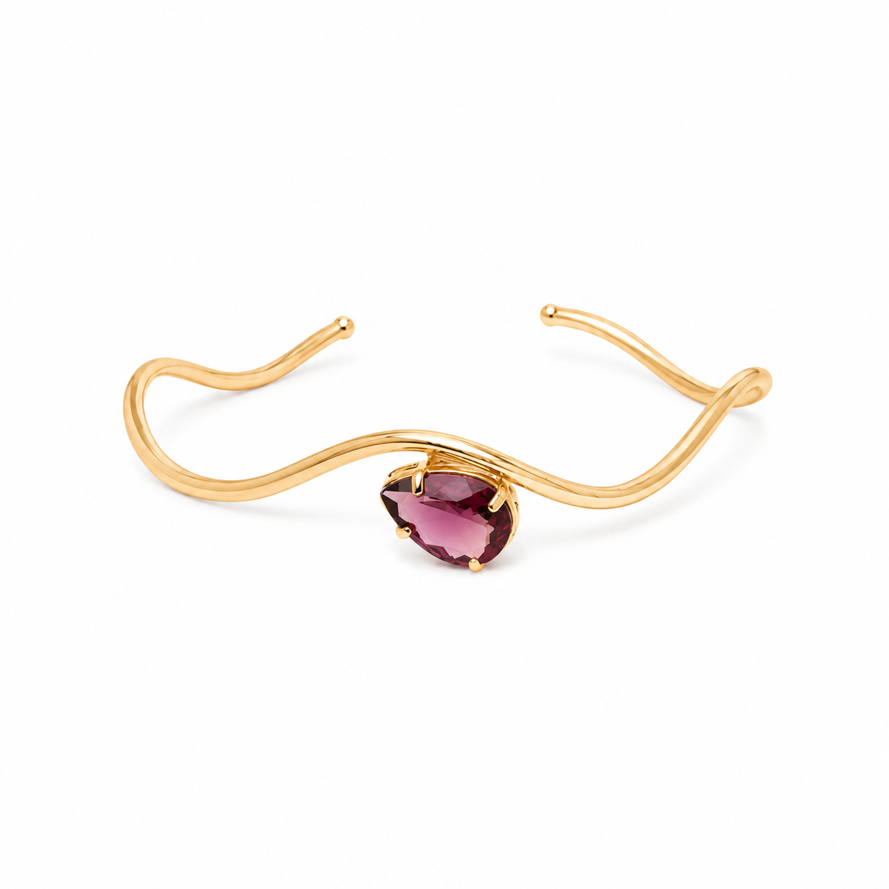 Bracelete Gotinha Ametista Onda