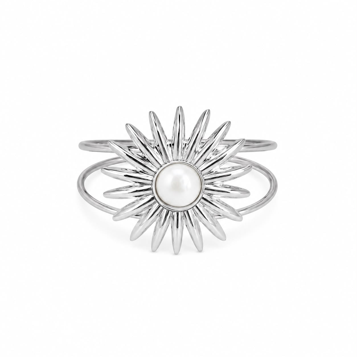 Bracelete Flor Bruna Pérola