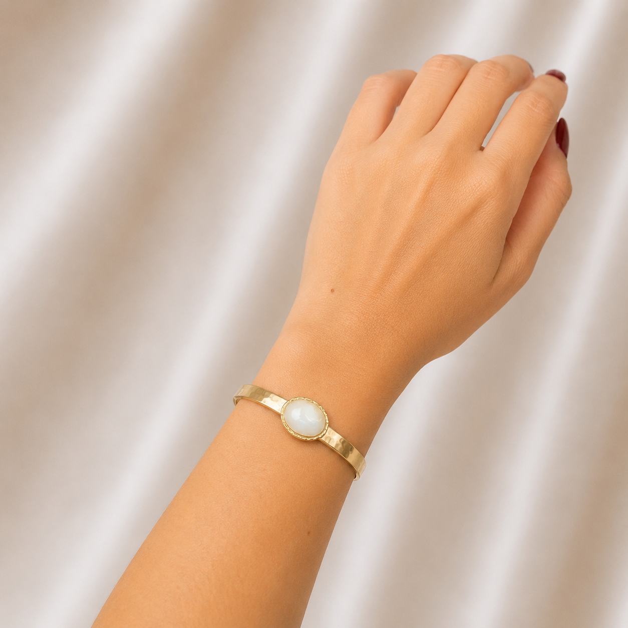 Bracelete Oval Perolado