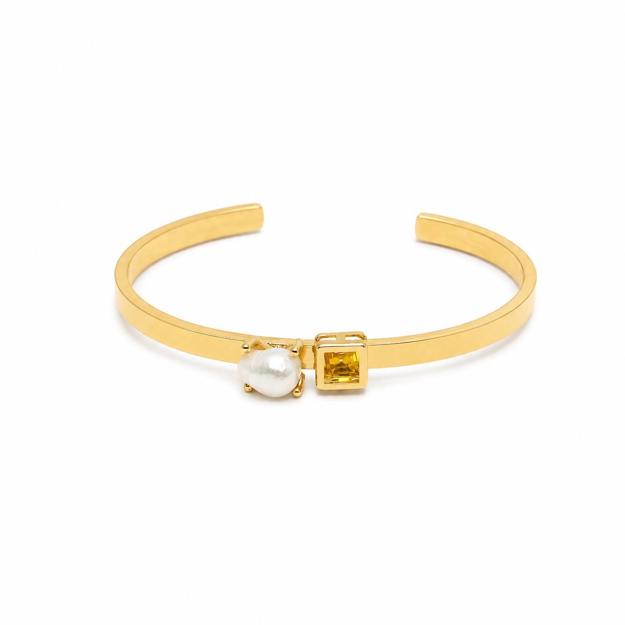 Bracelete Citrino Pérola