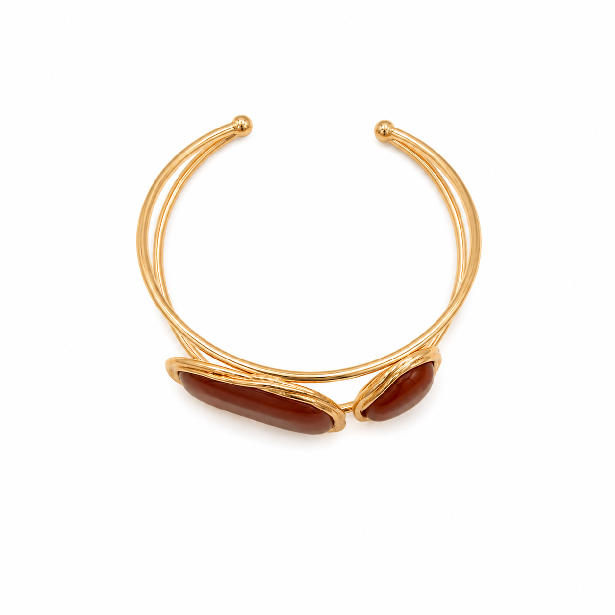 Bracelete Karla Duo Marrom