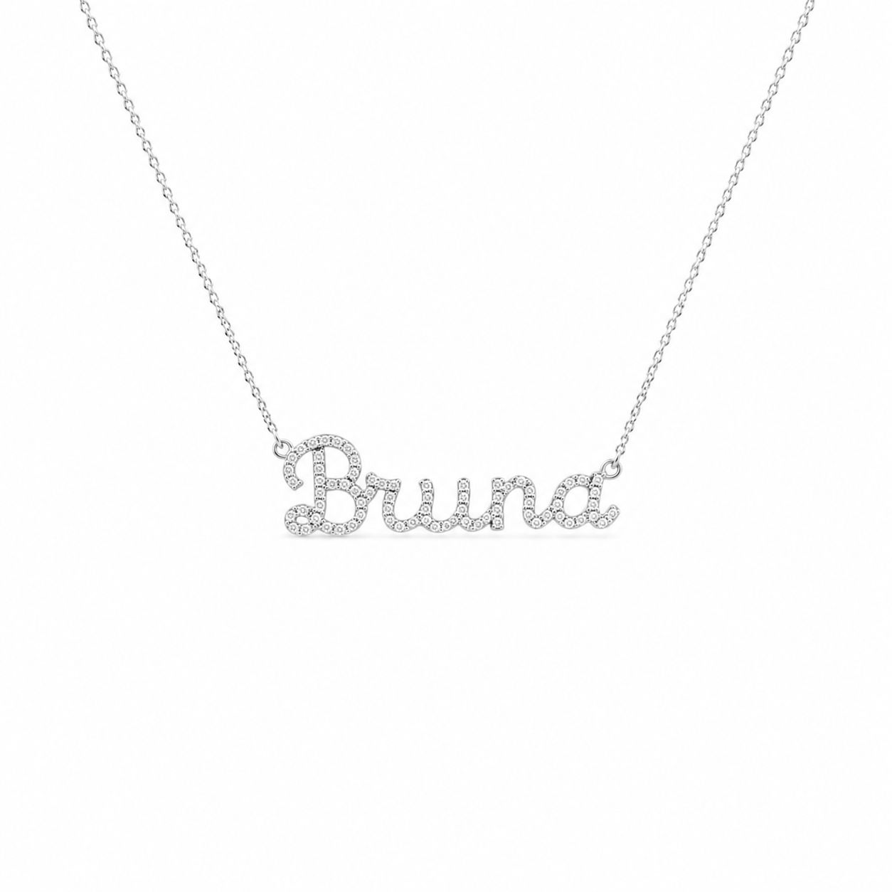 Colar Personalizado Moissanite Prata 925